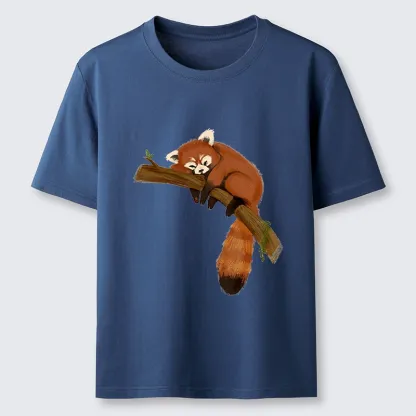 Tokyo-Tiger Cute Red Panda Sleepy Time Classic T-Shirt