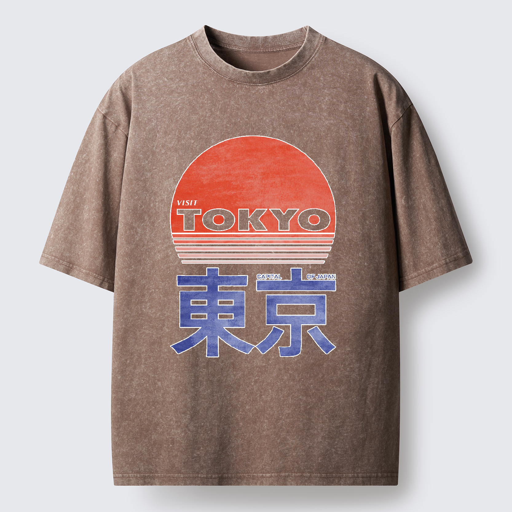 Tokyo-Tiger City Of The Rising Sun Washed T-Shirt