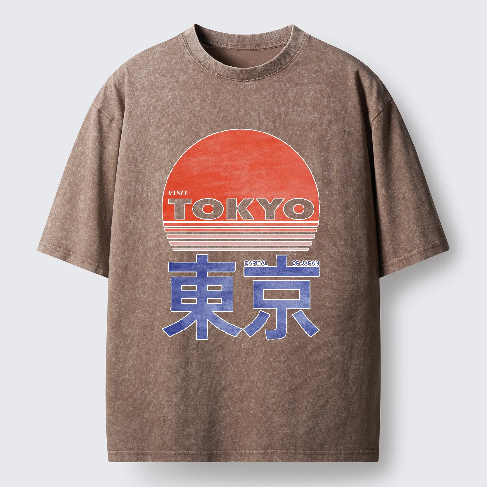 Tokyo-Tiger City Of The Rising Sun Washed T-Shirt