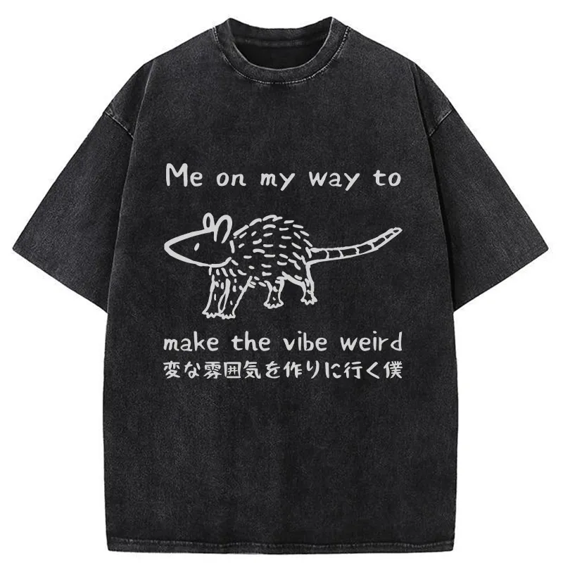 Tokyo-Tiger Making The Vibe Weird Washed T-Shirt