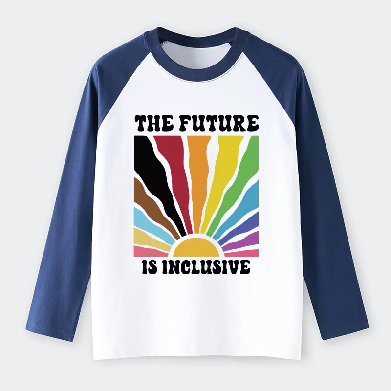 Tokyo-Tiger Pride Future Is Inclusive Raglan Long Sleeve T-shirt