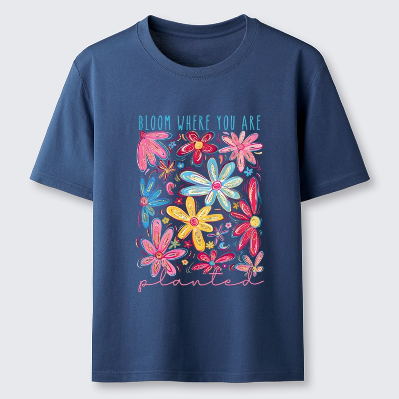 Tokyo-Tiger Positive Flower Vibe Classic T-Shirt
