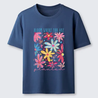 Tokyo-Tiger Positive Flower Vibe Classic T-Shirt