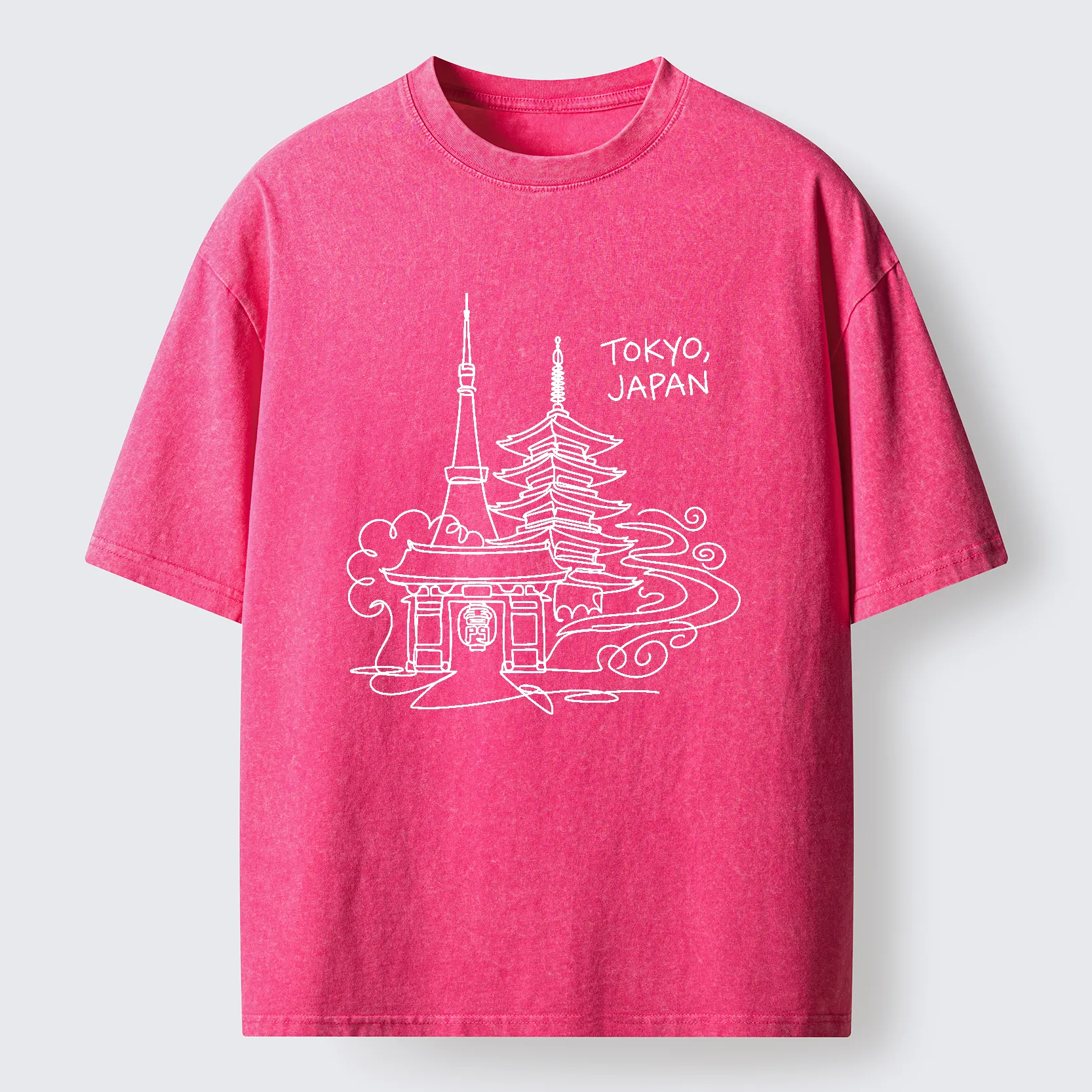 Tokyo-Tiger Tokyo Line Washed T-Shirt