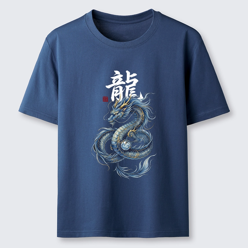 Tokyo-Tiger Mythic Blue Dragon Classic T-Shirt Sale
