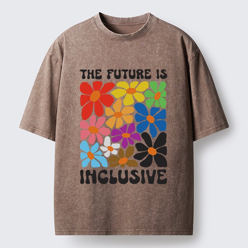 Tokyo-Tiger Inclusive World For Everyone Washed T-Shirt