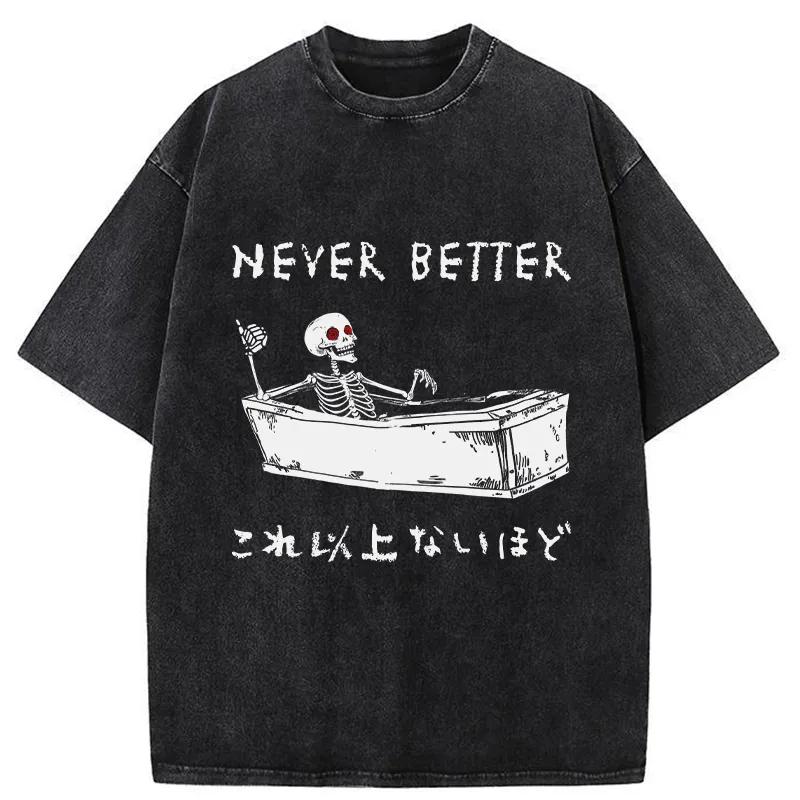 Tokyo-Tiger Never Better Washed T-Shirt Sale