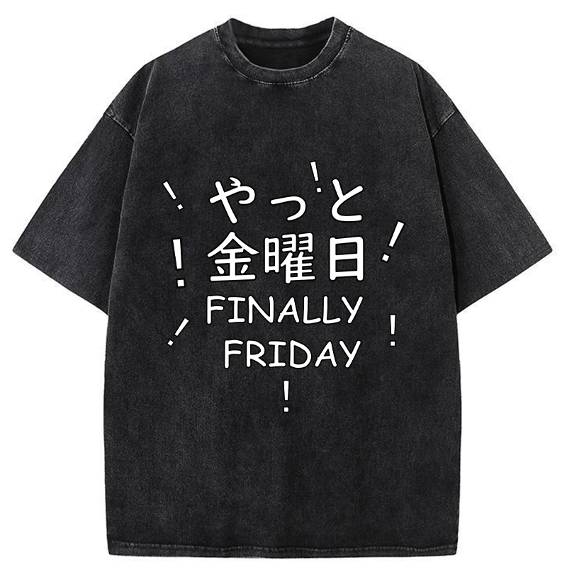 Tokyo-Tiger Finally Friday Washed T-Shirt