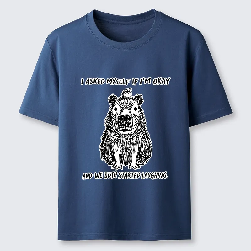 Tokyo-Tiger The Line Capybara：I Asked Myself If I'm Okay Classic T-Shirt