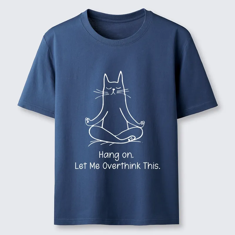 Tokyo-Tiger Meditating Cat Overthinking Vibe Classic T-Shirt