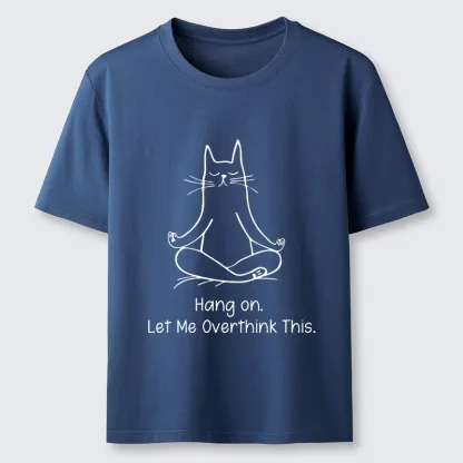 Tokyo-Tiger Meditating Cat Overthinking Vibe Classic T-Shirt