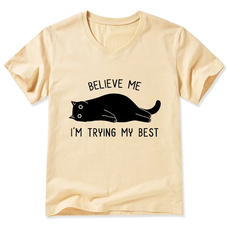 Tokyo-Tiger When Life Is Hard Nap First V-Neck Classic T-Shirt