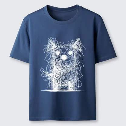 Tokyo-Tiger Scruffy Dog Chaos Art Classic T-Shirt