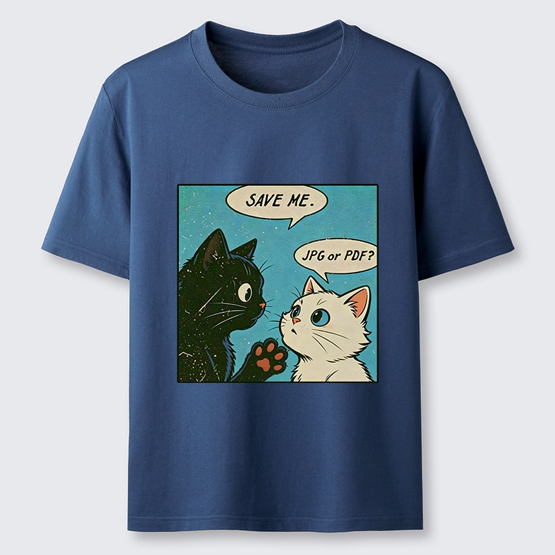 Tokyo-Tiger Black White Cat Office Meme Classic T-Shirt