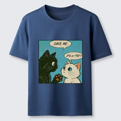 Tokyo-Tiger Black White Cat Office Meme Classic T-Shirt