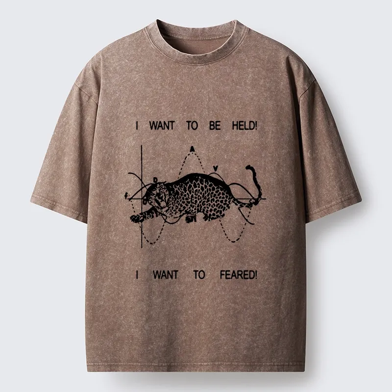 Tokyo-Tiger Relatable Cat Contradiction Meme Washed T-Shirt