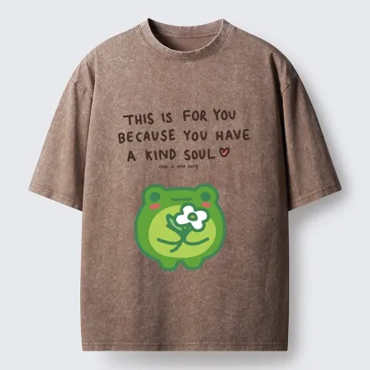 Tokyo-Tiger Cute Frog Has A Nice Gift Washed T-Shirt