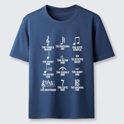 Tokyo-Tiger Musician With Note Types Classic T-Shirt