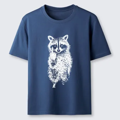 Tokyo-Tiger Raccoon Giving The Middle Finger Classic T-Shirt
