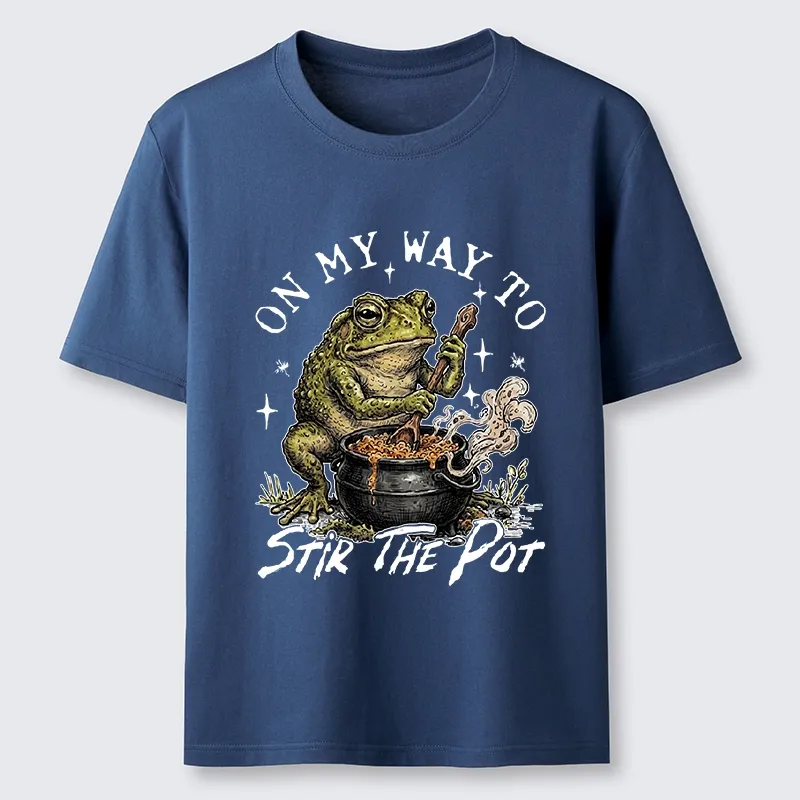 Tokyo-Tiger Frog On My Way To Stir The Pot Classic T-Shirt