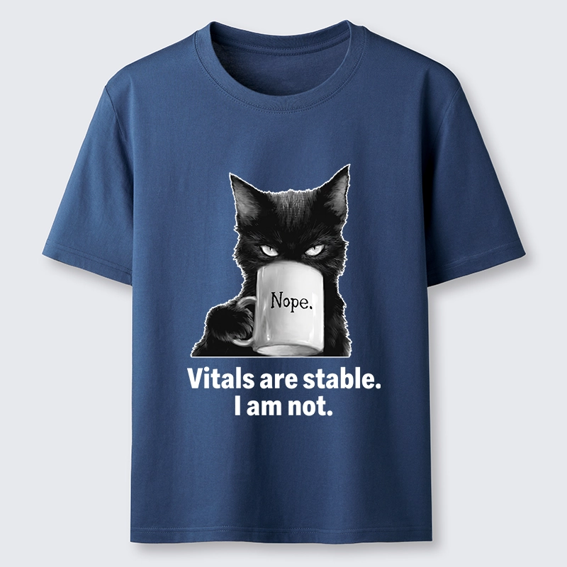 Tokyo-Tiger Grumpy Black Cat Coffee Meme Classic T-Shirt