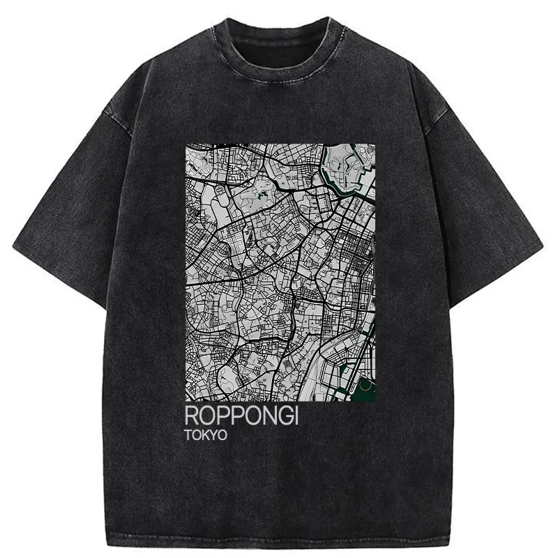 Tokyo-Tiger Roppongi Tokyo Washed T-Shirt