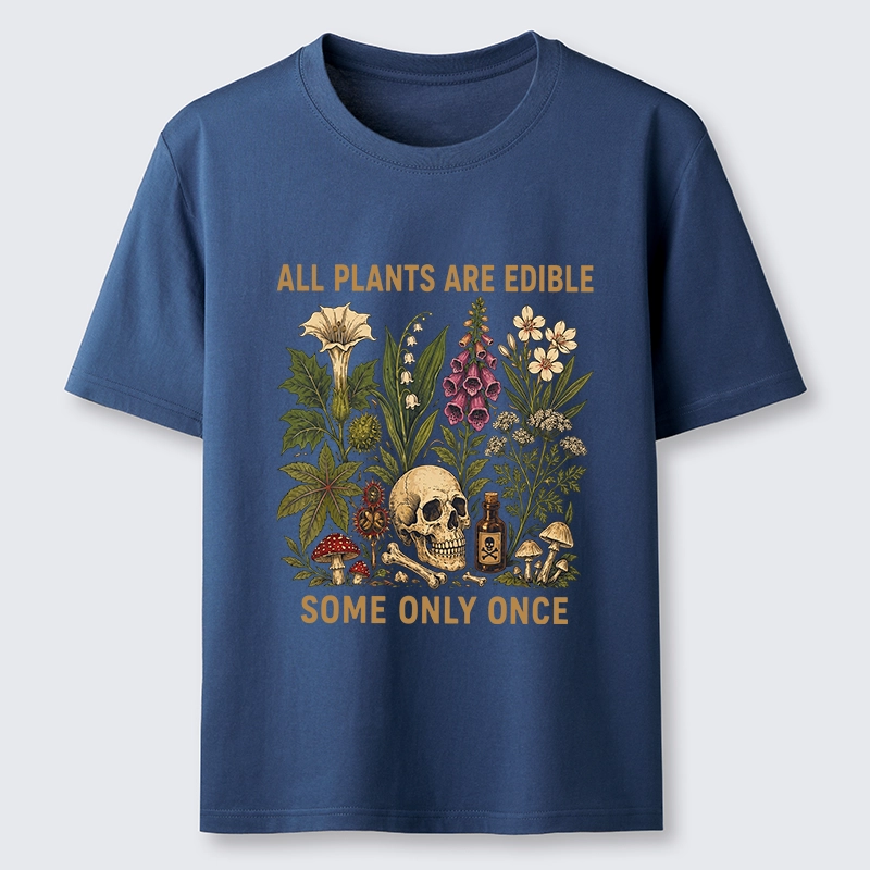 Tokyo-Tiger Edible Plants Some Only Once Joke Classic T-Shirt Sale