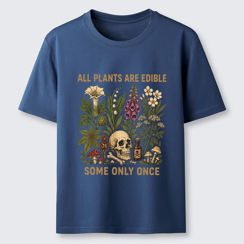 Tokyo-Tiger Edible Plants Some Only Once Joke Classic T-Shirt
