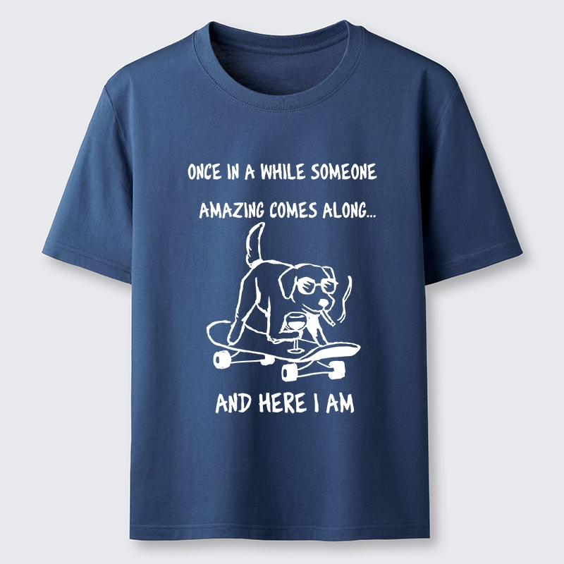Tokyo-Tiger Cool Dog On Skateboard Funny Meme Classic T-Shirt