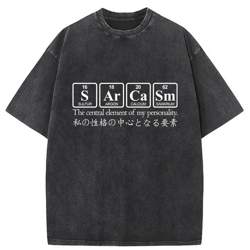 Tokyo-Tiger Sarcasm Funny Essential Washed T-Shirt