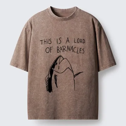 Tokyo-Tiger Sketchy Fish With A Lot To Say Washed T-Shirt