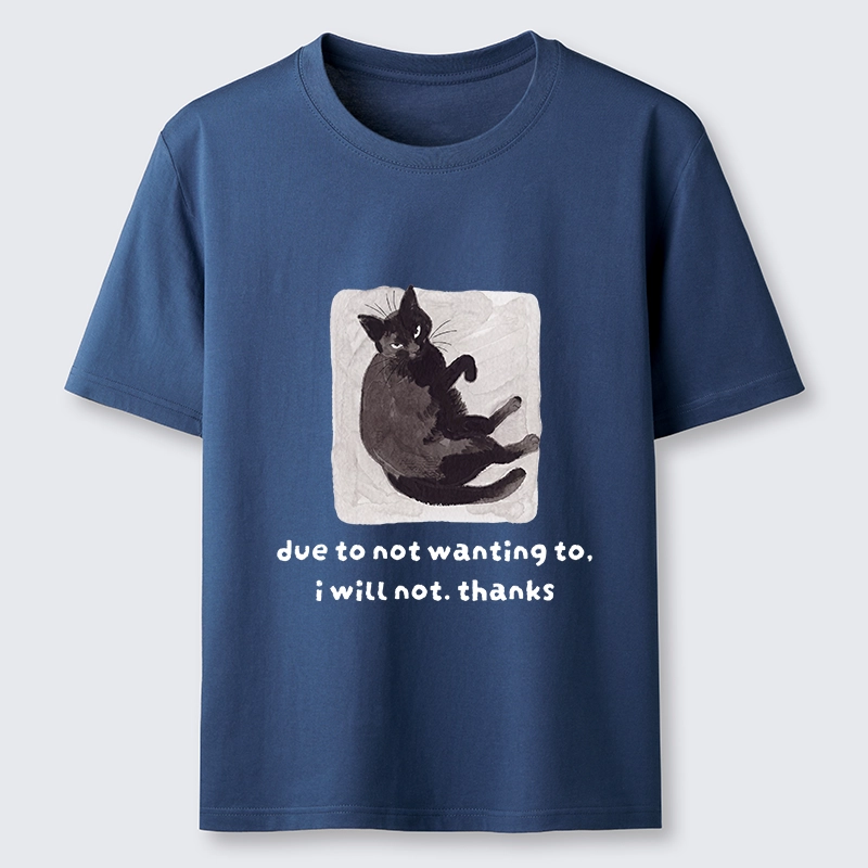Tokyo-Tiger Cat Says No Thanks Funny Vibe Classic T-Shirt