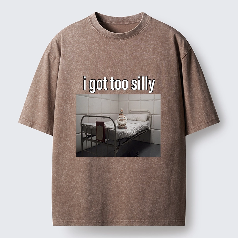 Tokyo-Tiger Duck In A Padded Room Meme Washed T-Shirt