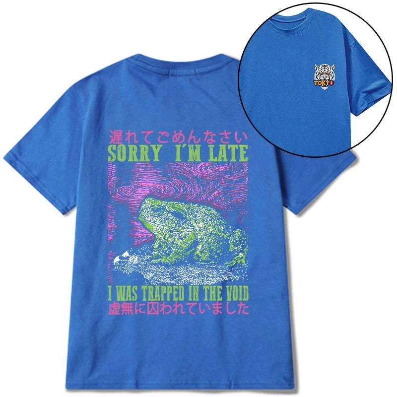Tokyo-Tiger A Frog In Distress Japanese Front Back Classic T-Shirt-tokyo-tiger