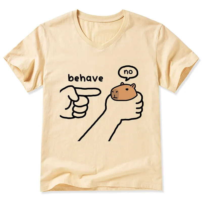 Tokyo-Tiger Dishonest Capybara V-Neck Classic T-Shirt