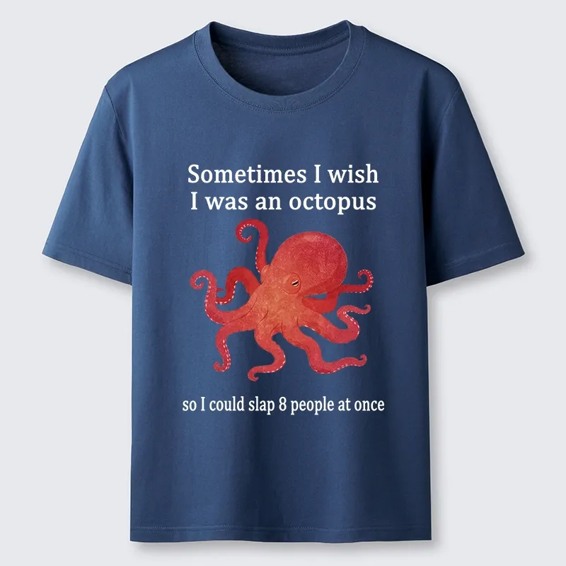 Tokyo-Tiger Octopus Dreaming Of Slapping Eight People Classic T-Shirt