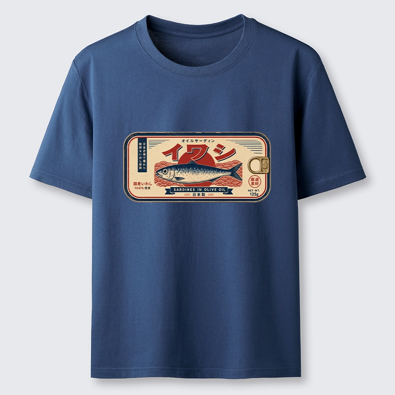 Tokyo-Tiger Vintage Japanese Sardine Can Art Classic T-Shirt