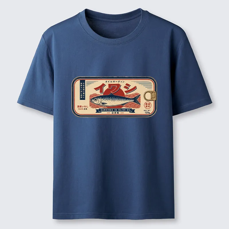 Tokyo-Tiger Vintage Japanese Sardine Can Art Classic T-Shirt