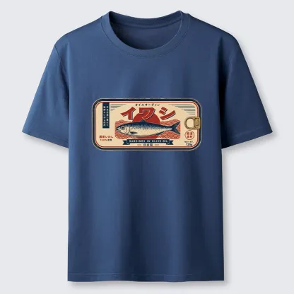 Tokyo-Tiger Vintage Japanese Sardine Can Art Classic T-Shirt