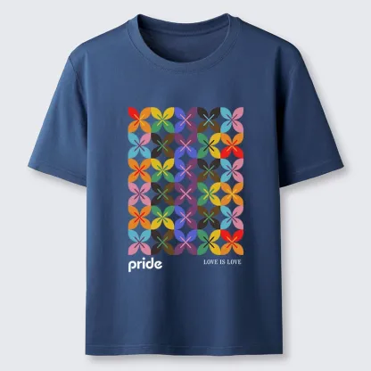 Tokyo-Tiger Pride Geometric Flower Pattern Classic T-Shirt