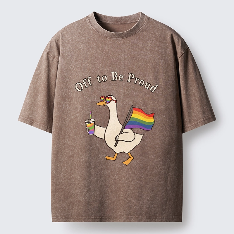 Tokyo-Tiger Off To Be Proud Goose Edition Washed T-Shirt