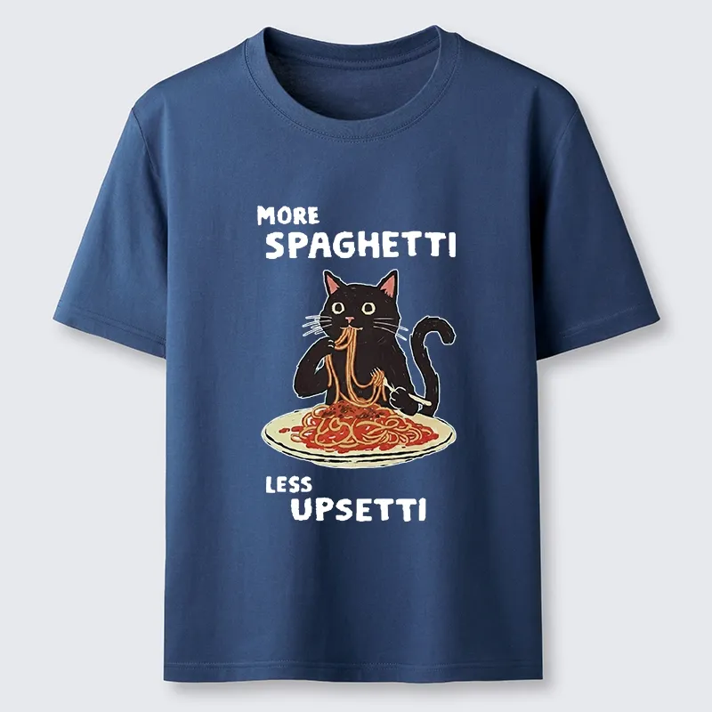 Tokyo-Tiger More Spaghetti Less Upsetti Cat Classic T-Shirt