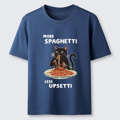 Tokyo-Tiger More Spaghetti Less Upsetti Cat Classic T-Shirt