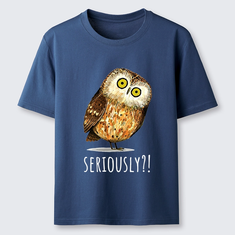 Tokyo-Tiger Seriously Confused Owl Meme Art Classic T-Shirt