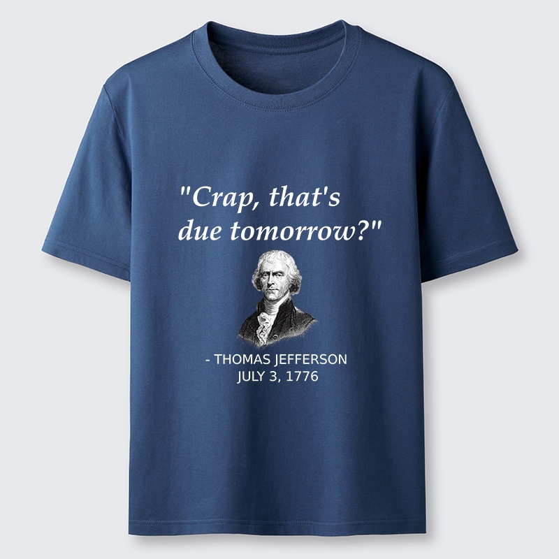 Tokyo-Tiger Funny Meme Jefferson Last Minute Deadline Panic Classic T-Shirt