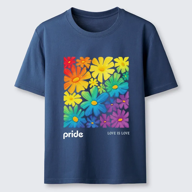 Tokyo-Tiger Colorful Blooms Honor Equal Loving Souls Classic T-Shirt