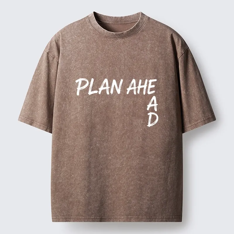 Tokyo-Tiger Plan Ahead Do Not Rush Things Washed T-Shirt