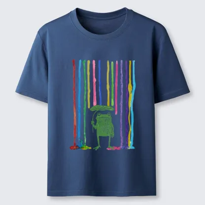 Tokyo-Tiger Frog Under The Rainbow Rain Classic T-Shirt