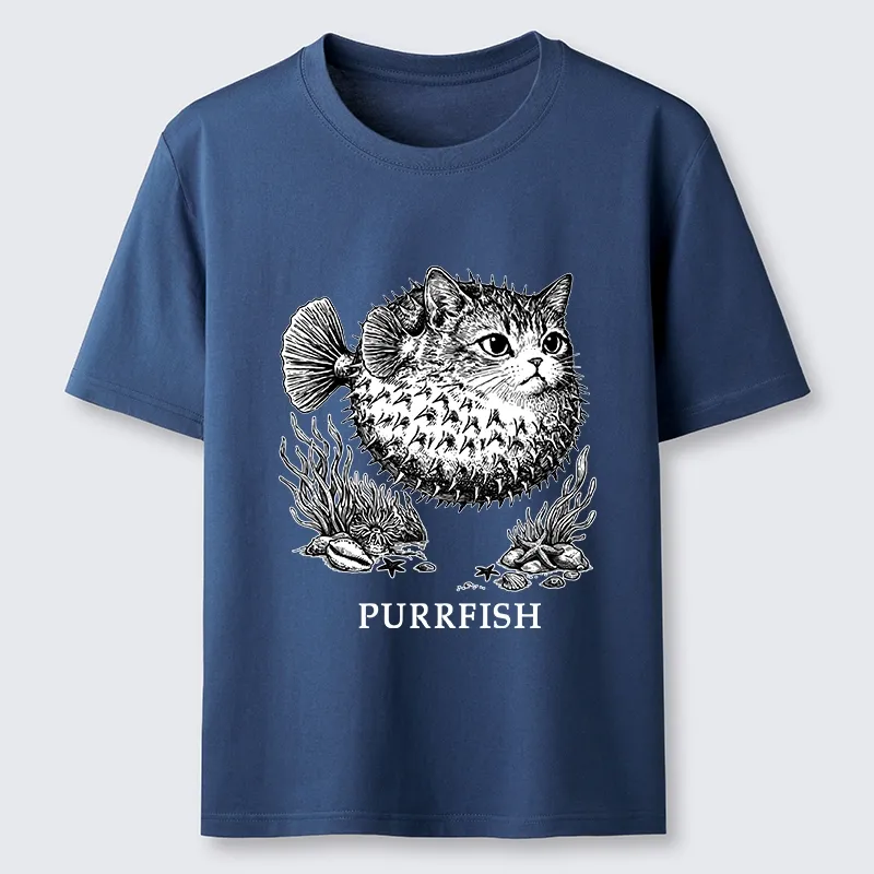Tokyo-Tiger Spiky Puffer With Cute Cat Head Classic T-Shirt