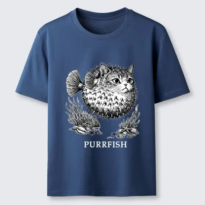 Tokyo-Tiger Spiky Puffer With Cute Cat Head Classic T-Shirt